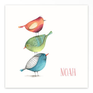 Gevouwen geboortekaartje