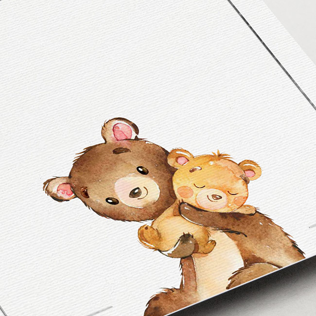 Studio Draak kaart foliedruk zilver