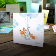 Gevouwen geboortekaartjes