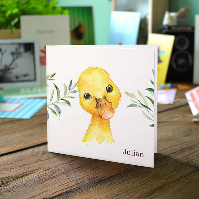 Studio Draak geboortekaartje