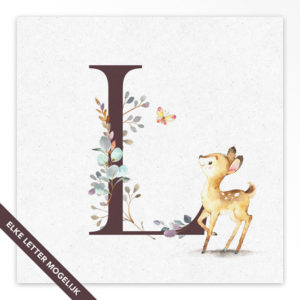 Gevouwen geboortekaartje