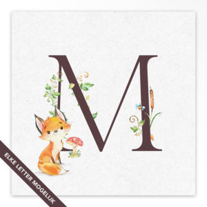 Gevouwen geboortekaartje