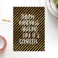 Postkaart 'Goudeerlijk' kindness