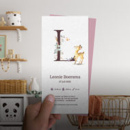 Ongevouwen geboortekaartjes