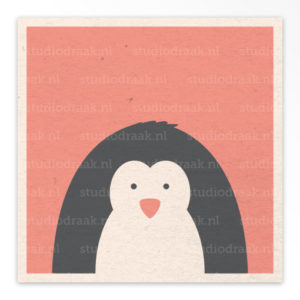 Geboortekaartjes gevouwen 'Beestenfeest'