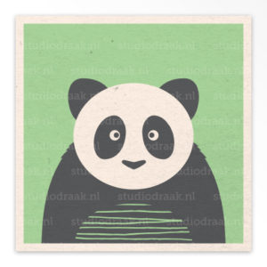 Geboortekaartjes gevouwen 'Beestenfeest'