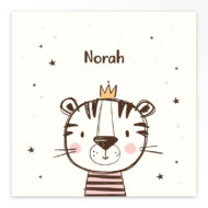 Gevouwen geboortekaartje