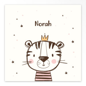 Gevouwen geboortekaartje