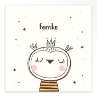 Gevouwen geboortekaartje