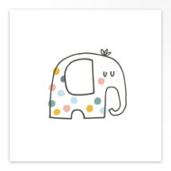 Gevouwen geboortekaartje