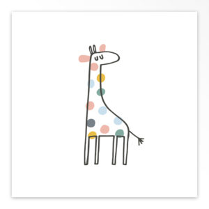 Gevouwen geboortekaartje