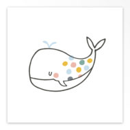 Gevouwen geboortekaartje