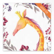 Geboortekaartjes gevouwen 'Natuurlijke liefde'