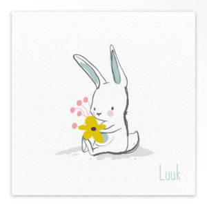 Geboortekaartjes gevouwen 'Gezellige chaos'