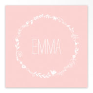 Gevouwen geboortekaartjes 'Groei en bloei'