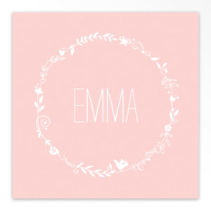 Gevouwen geboortekaartjes 'Groei en bloei'