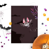 Postkaarten Studio Draak Halloween.