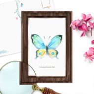 Postkaart 'Vlindervleugels' find yourself