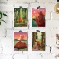 Postkaarten Studio Draak.