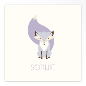 Gevouwen geboortekaartjes 'Slimme rakker'