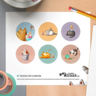 Studio Draak sluitstickers