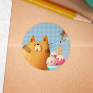 Studio Draak sluitstickers