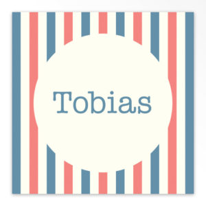 Gevouwen geboortekaartjes 'Sterren en strepen'