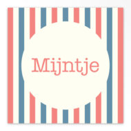 Gevouwen geboortekaartjes 'Sterren en strepen'