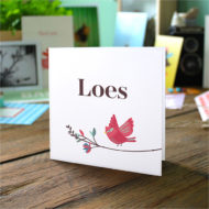 Gevouwen geboortekaartje