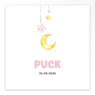 Gevouwen geboortekaartje