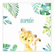 Gevouwen geboortekaartjes 'Jungle bengels'