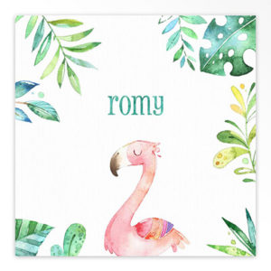 Gevouwen geboortekaartjes 'Jungle bengels'