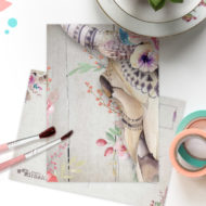 Postkaart 'Stoere koppen' links