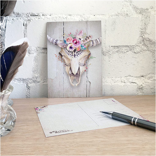 Postkaarten set van 4 'Stoere koppen' - Afbeelding 2