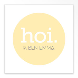 Gevouwen geboortekaartjes 'Zoet en Simpel'