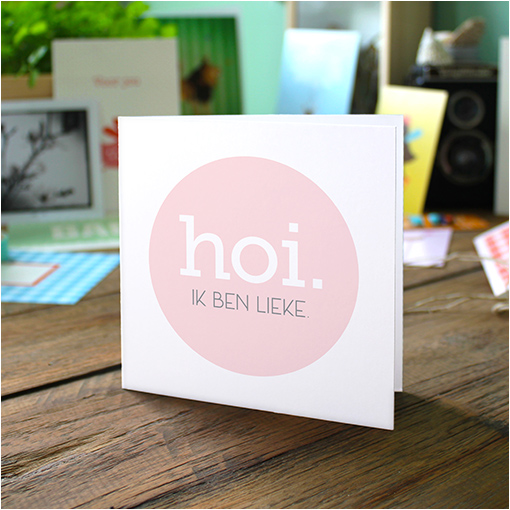 Gevouwen geboortekaartjes 'Zoet en Simpel' - Afbeelding 2