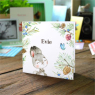 Gevouwen geboortekaartje