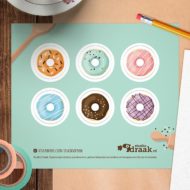Studio Draak stickervel