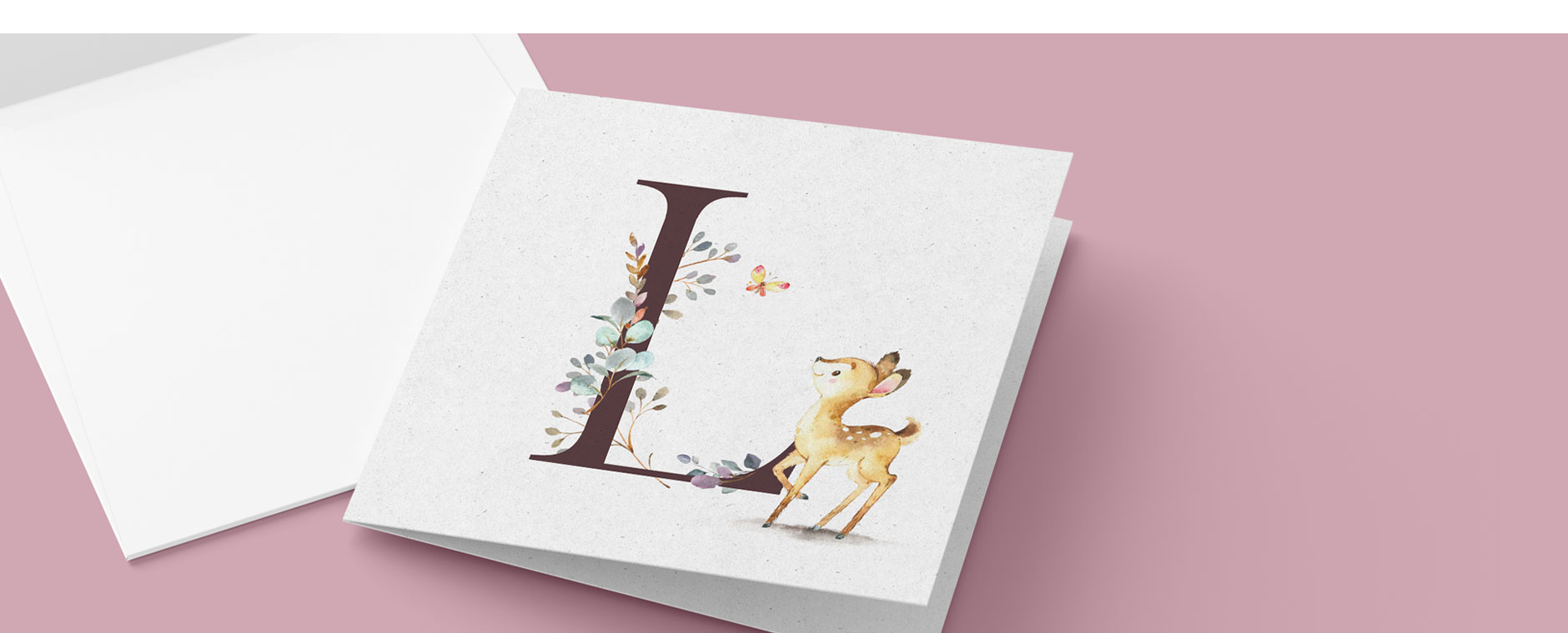 Serie geboortekaartjes 'Alfabet pret' van Studio Draak