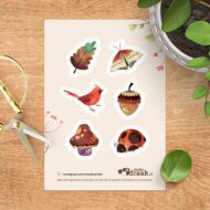 Stickervel 'Herfst in kleur'