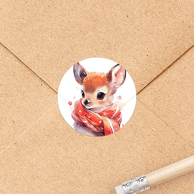 Stickervel 'Klassieke Kerst'