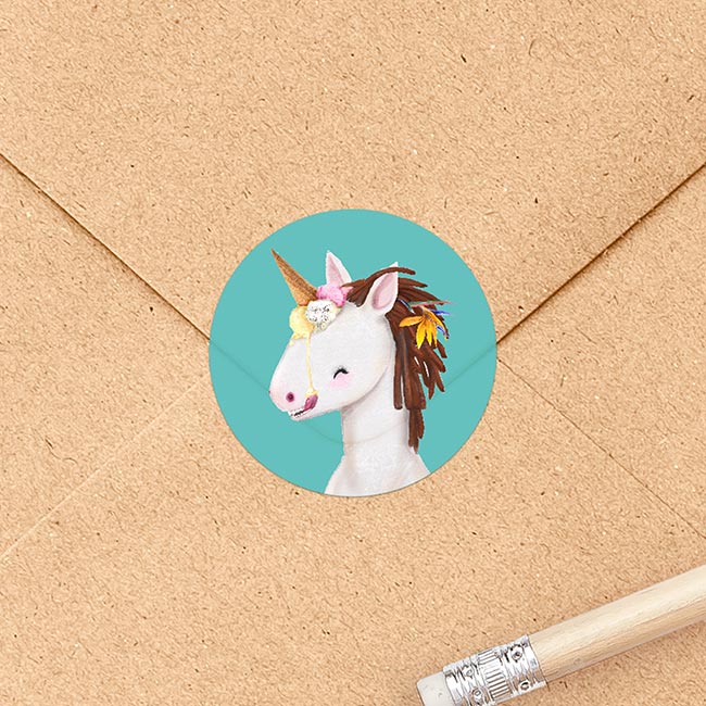 Stickervel 'Zin in de zomer'