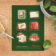 Stickervel 'Fijne Kerst'