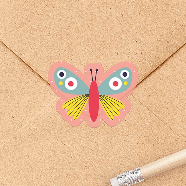 Stickervel 'Vlinders van nu'