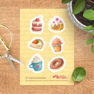 Stickervel 'Zalig en zoet'