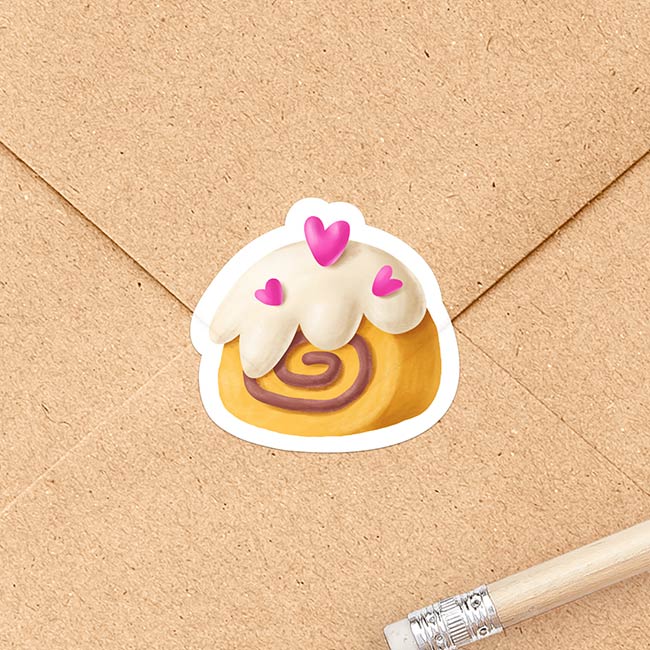 Stickervel 'Zalig en zoet'