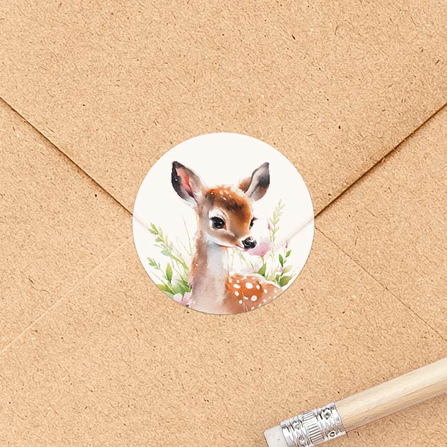 Stickervel 'Lieve hertjes'