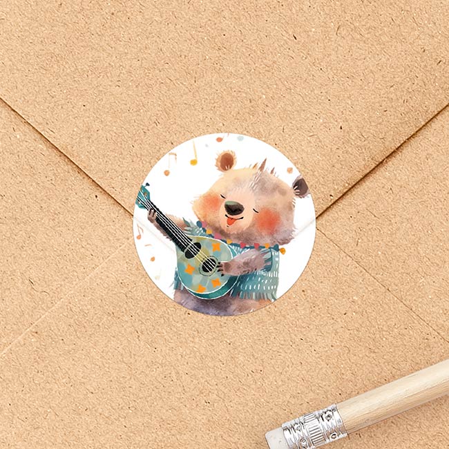 Stickervel 'Muziekfeest'