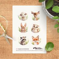 Stickervel 'De wereld ontdekken'