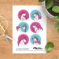 Stickervel 'Unicorn'